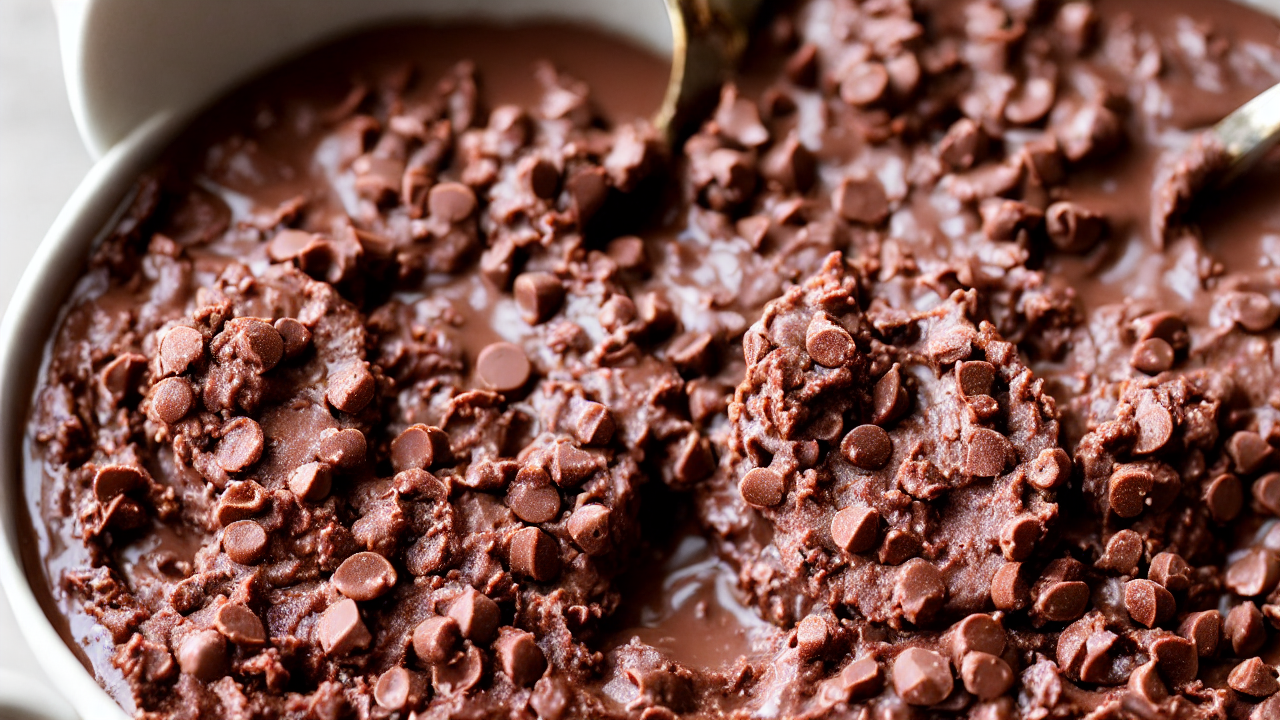 Pour batter into mug, add chocolate chips, and microwave for 60 seconds. Watch i