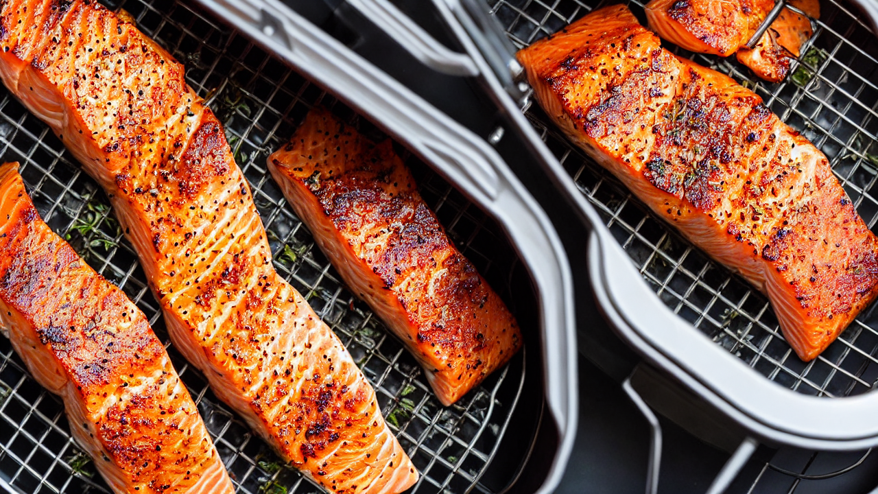 Now, generously brush the salmon fillets with the flavorful marinade, making sur