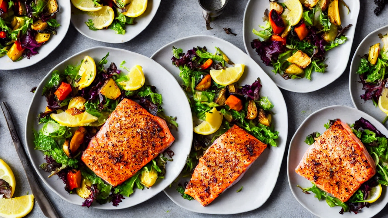 Once cooked, carefully remove the salmon from the air fryer. You'll notice it ha