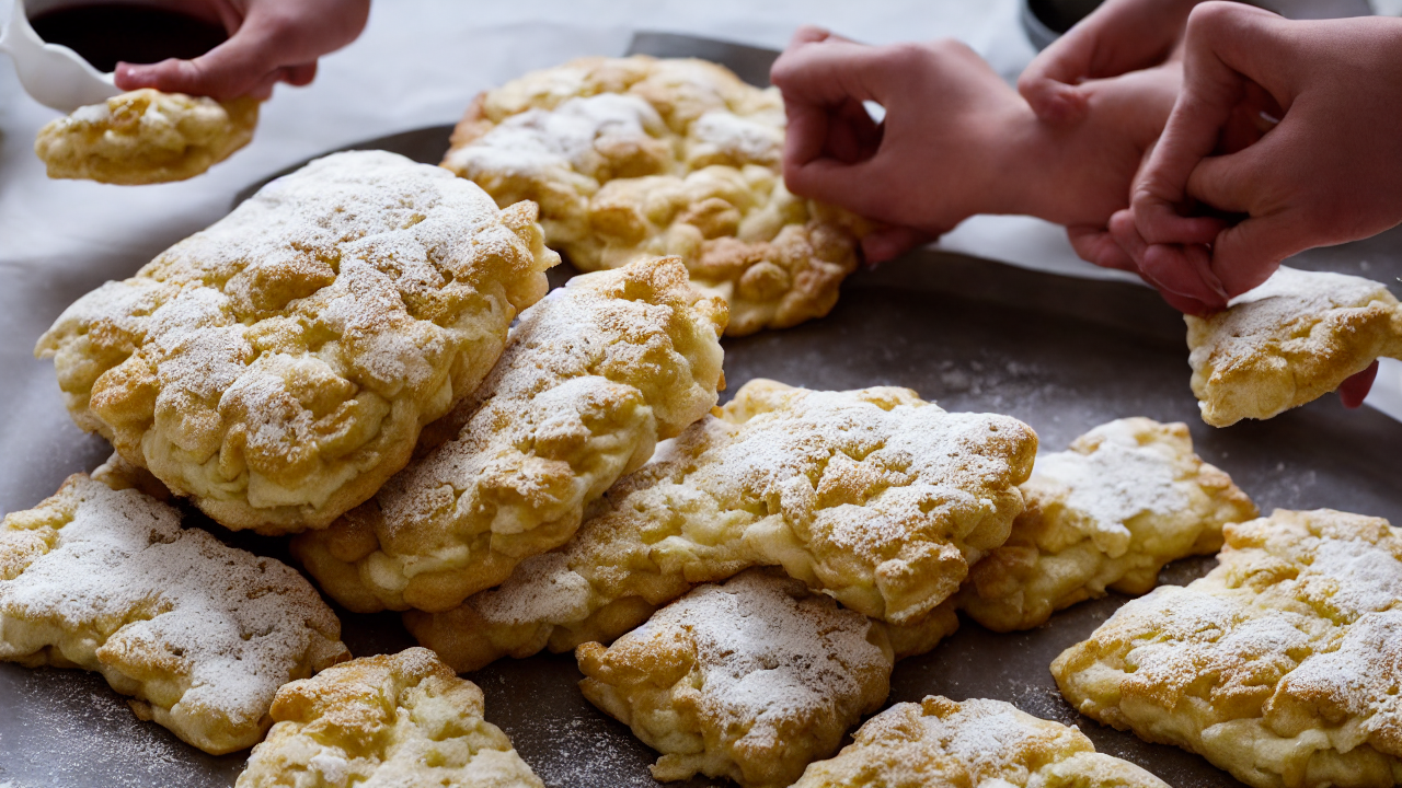Let it cool for 5 minutes on the baking sheet. Then tear into it and listen to t