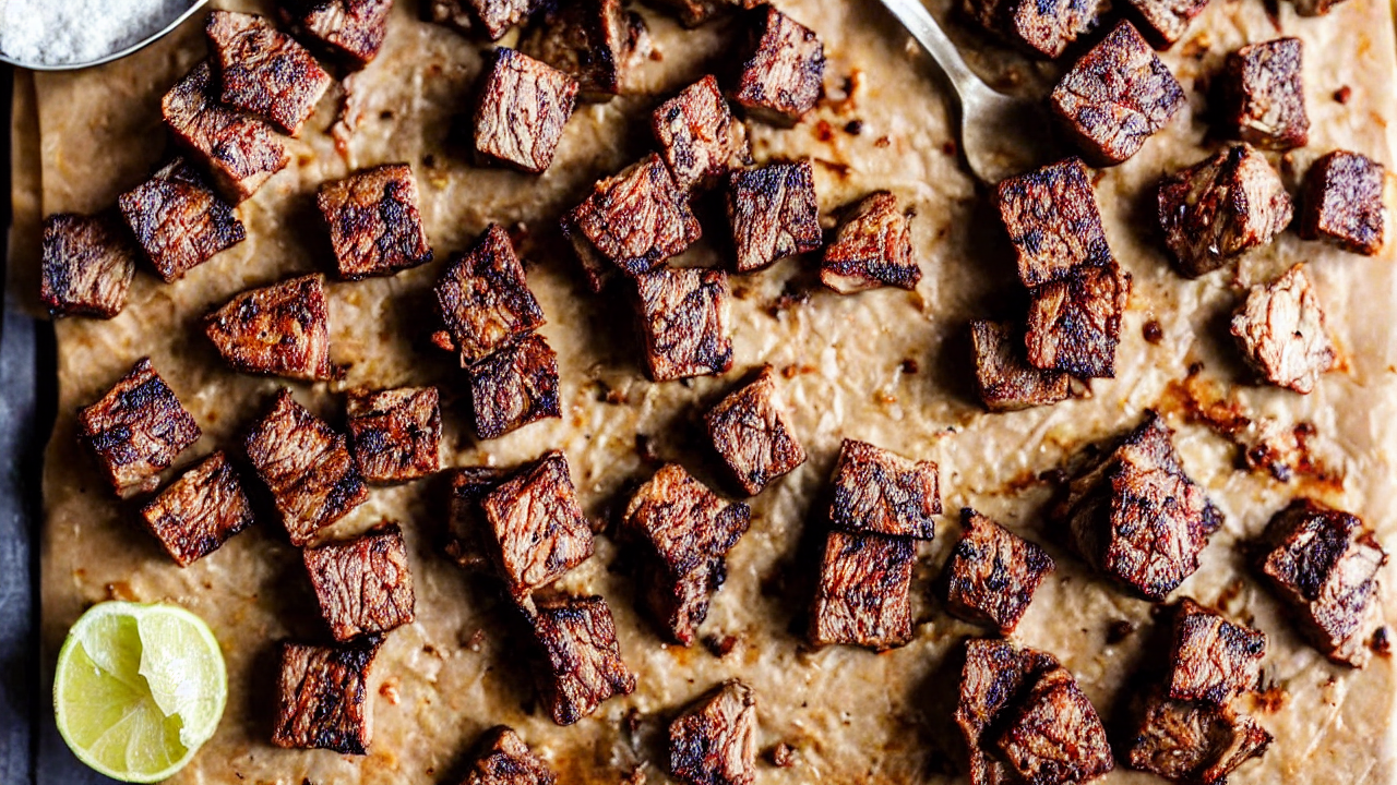 First, let's prep the steak! We're using sirloin, but ribeye or New York strip w